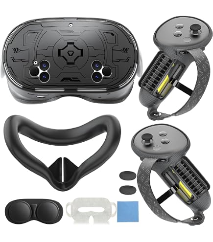  Quest 3S本体 コントローラー フェイスパッドセット Amazon.co.jp: フェイスカバーパッドとフェイシャルインターフェース